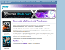 Tablet Screenshot of experiencia.wonderware.com