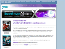 Tablet Screenshot of experience.wonderware.com